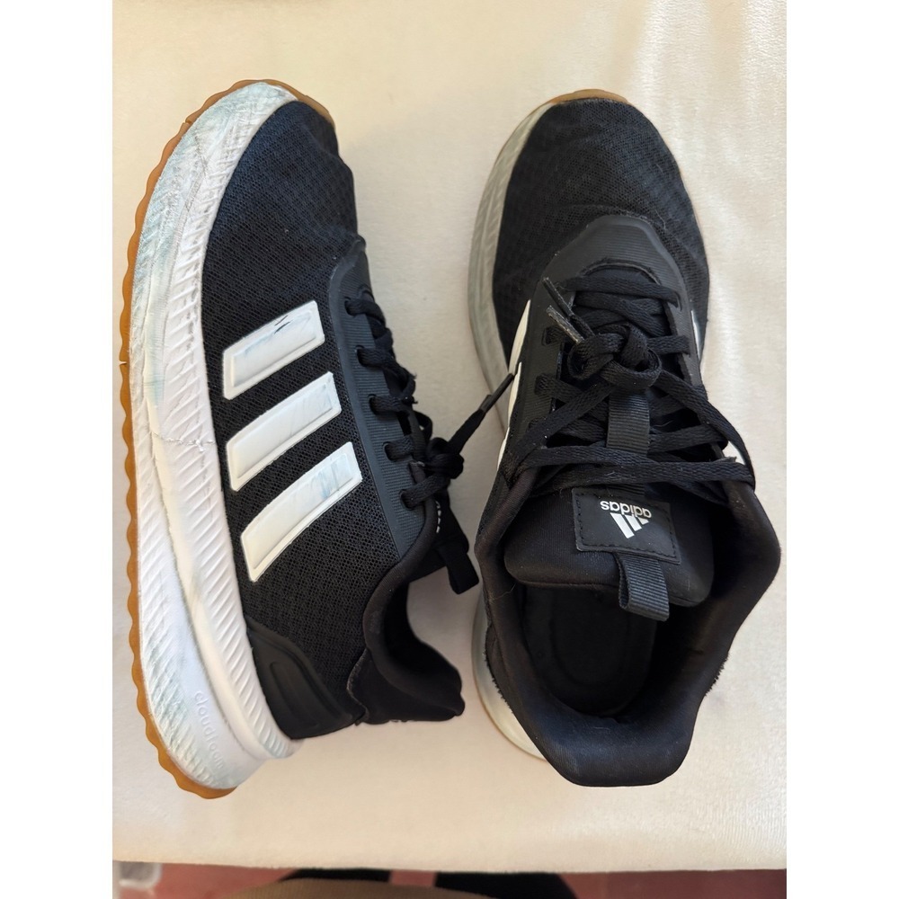 Adidas‎ Cloudfoam Women Black White Running Shoes Size 9